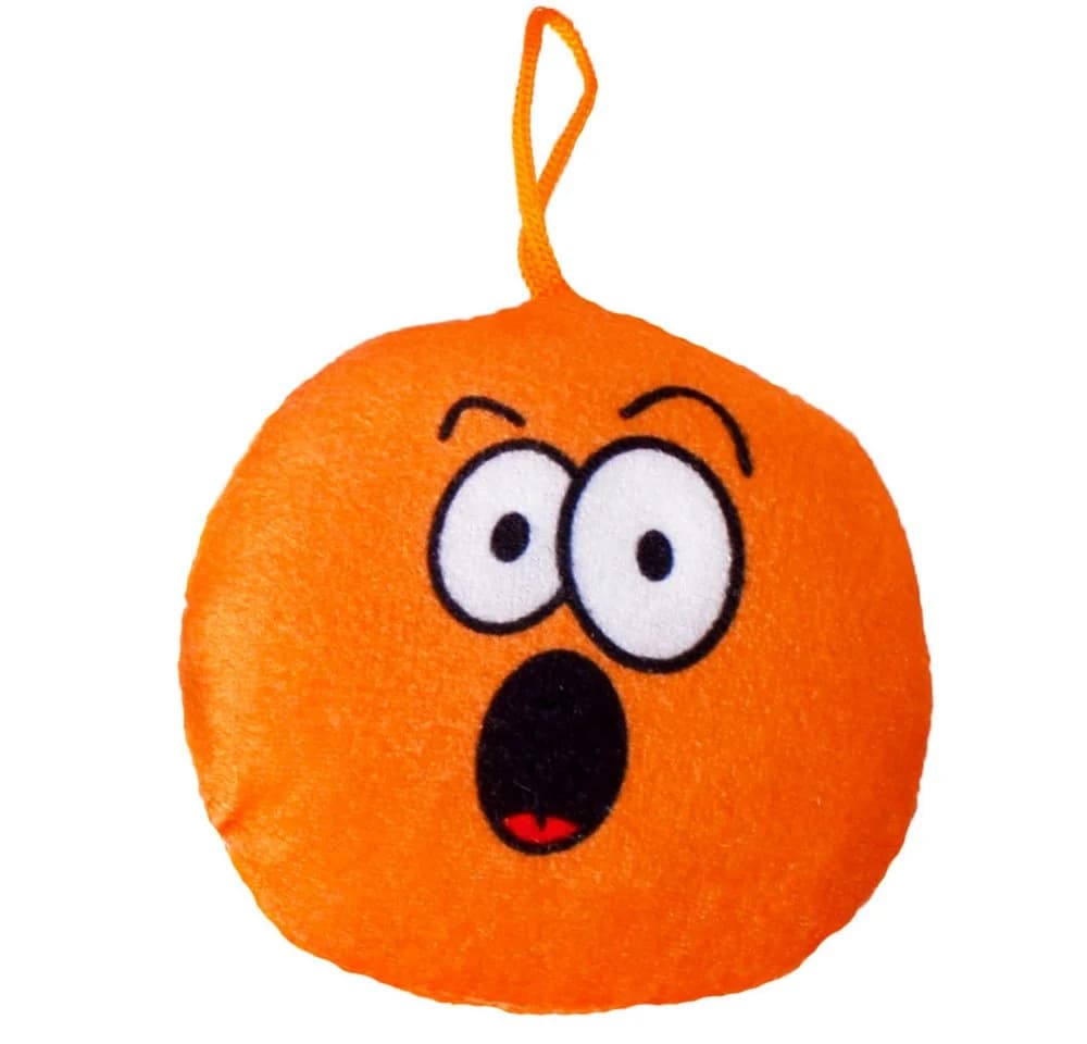 TE-Trend 6 Stück Mini Kissen Anhänger Smiley Bunt 10 cm - Bild 5