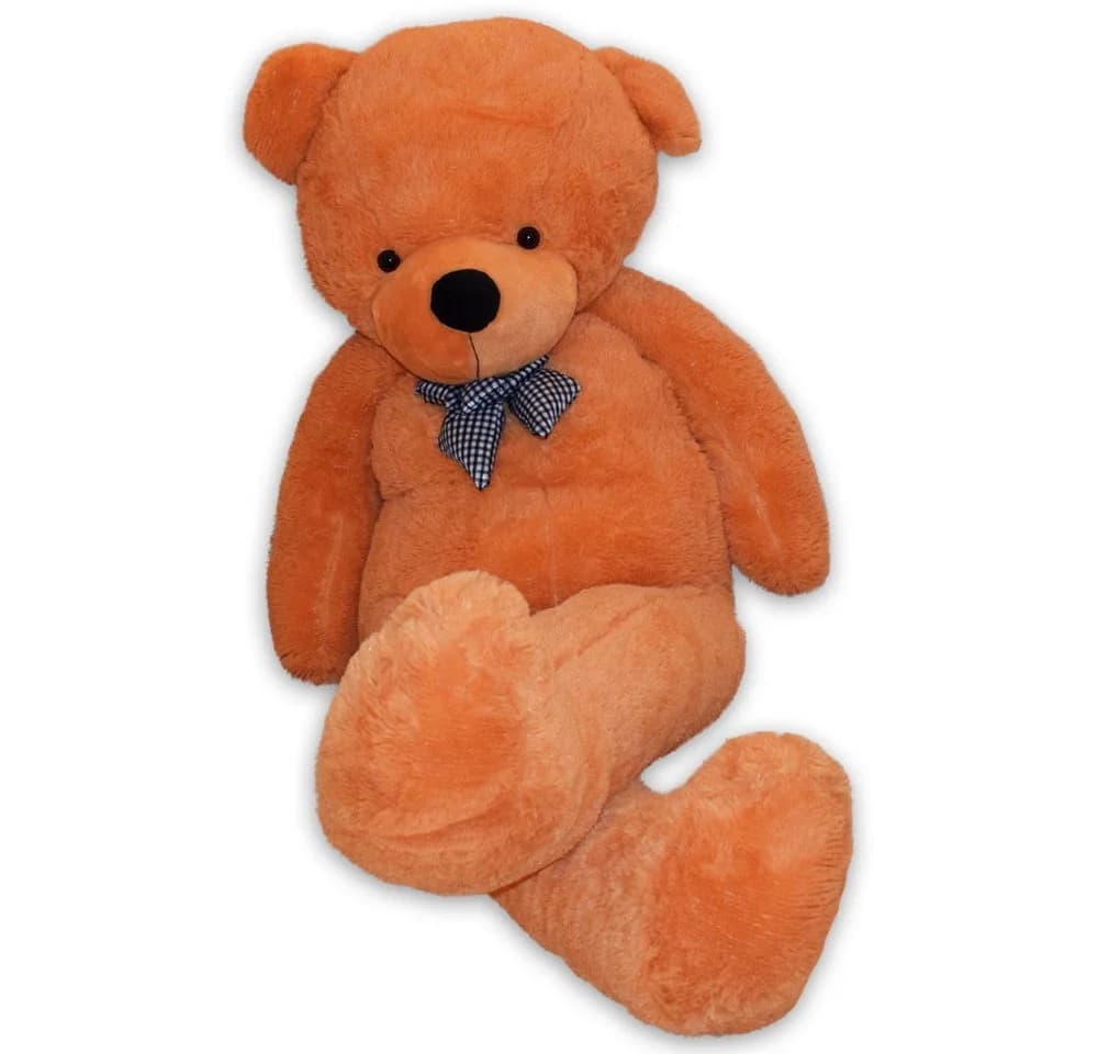 TE-Trend XXL Teddybär 200cm Braun mit Schleife Kuscheltier