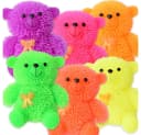 TE-Trend LED Squishy Bären 6er Set Leuchtend 9 cm Bild 2