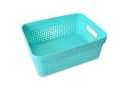TE-Trend Aufbewahrungsbox 2 Stück Türkis Kunststoff Storage Box 11L Bild 3