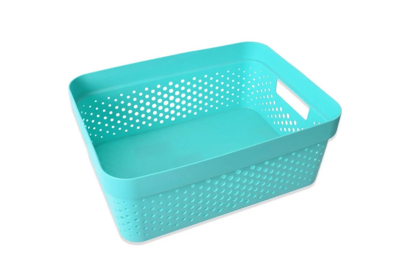 TE-Trend Aufbewahrungsbox 2 Stück Türkis Kunststoff Storage Box 11L - Bild 3