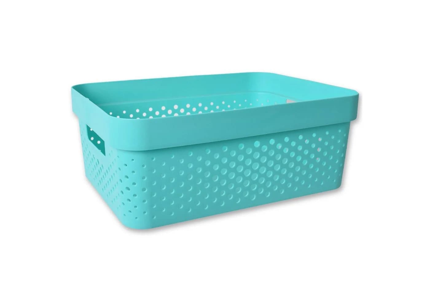TE-Trend Aufbewahrungsbox 2 Stück Türkis Kunststoff Storage Box 11L - Bild 4