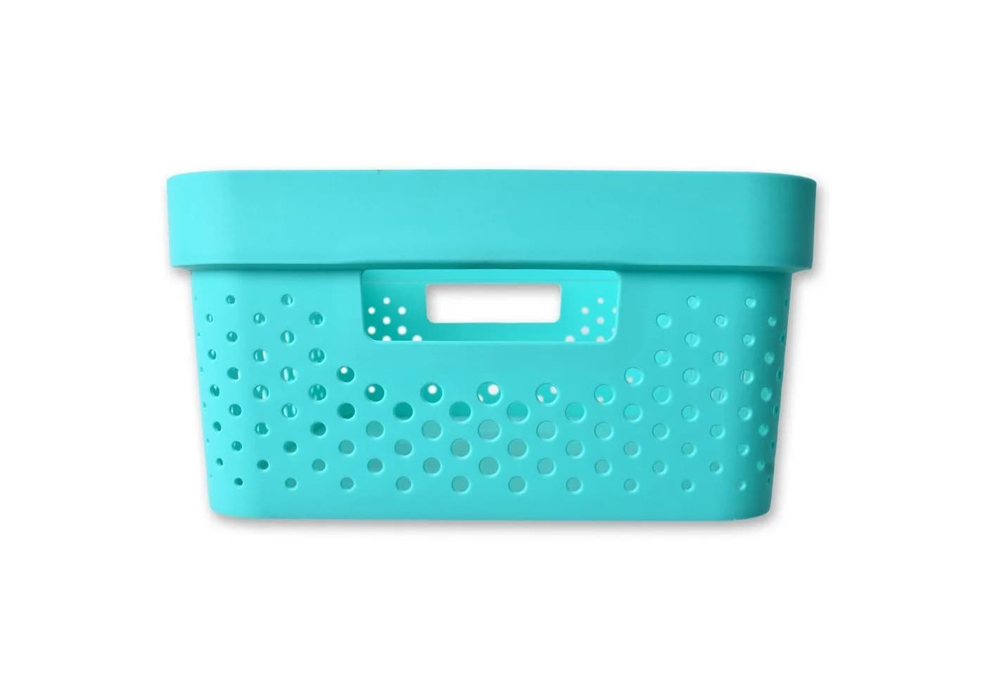 TE-Trend Aufbewahrungsbox 2 Stück Türkis Kunststoff Storage Box 11L - Bild 5