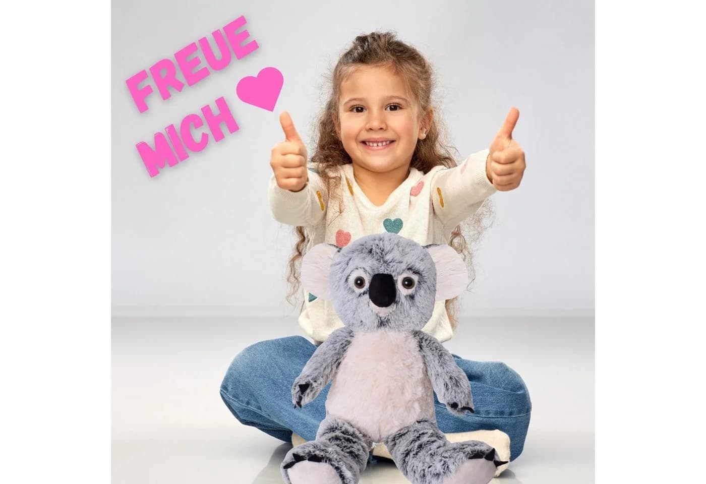 TE-Trend Kuscheltier Koala Bär 50cm Plüsch Teddy sitzend