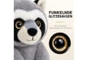 OTTO DE Kuscheltier Waschbär Plüschtier sitzend 27 cm grau mit Glitzeraugen Bild 3