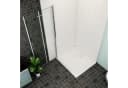 duschspa Dusch-Falttür 195cm Nano Glas Nischentür Dusche Walkin Falttüren Duschabtrennung Bild 5