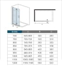 duschspa Dusch-Falttür 195cm Nano Glas Nischentür Bild 1