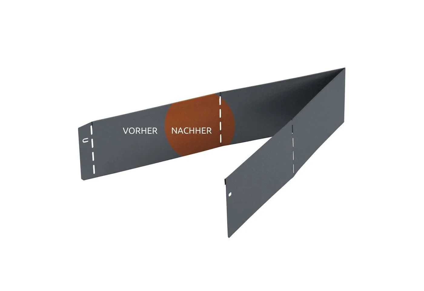 Bellissa Rasenkante Square Corten 30x30cm H20cm Beetumrandung - Bild 3