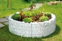 Bellissa Gabionen-Hochbeet rund Silber Stahldraht Bild 5