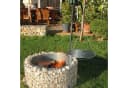 Bellissa Feuerstelle mit Schwenkgrill und Grillrost silber Bild 5