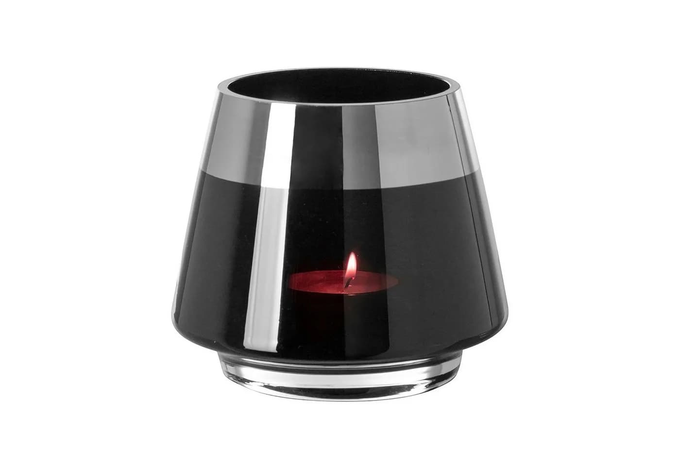 Fink Teelichthalter JONA Schwarz Glas Modern - Bild 4