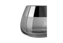 Fink Teelichthalter BELLA Glas Grau Silberfarben Bild 4
