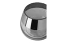 Fink Teelichthalter BELLA Glas Grau Silberfarben Bild 5