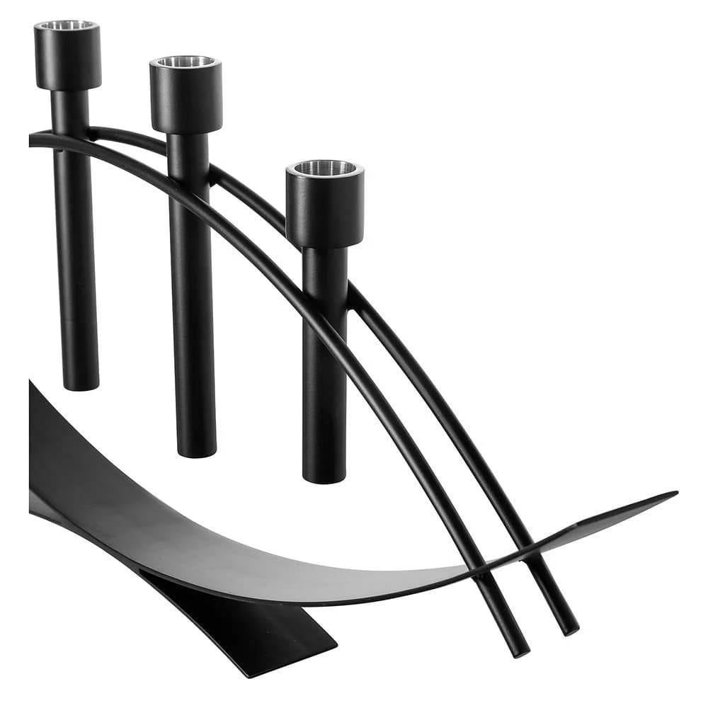 FINK Kerzenleuchter ARCO Schwarz Modern