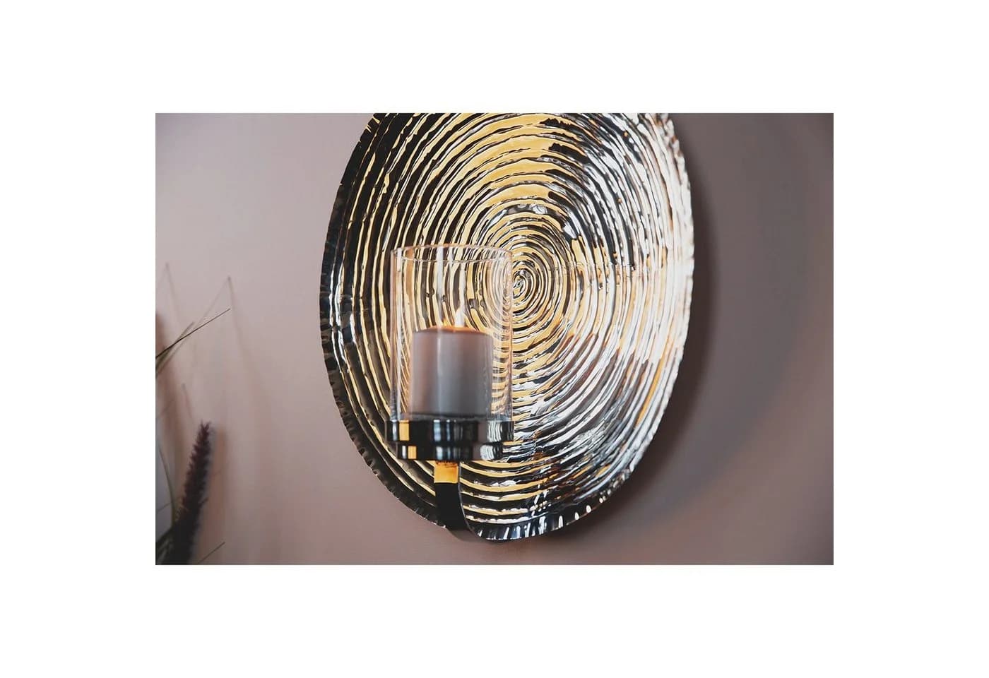 Fink Wandleuchter AZORA Silber Edelstahl Glas - Bild 5