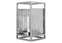 Fink Windlicht NICOSA Edelstahl Kerzenhalter mit Cut-Outs Bild 3
