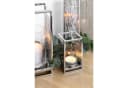 Fink Windlicht NICOSA Edelstahl Kerzenhalter mit Cut-Outs Bild 4