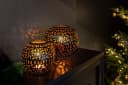 FINK Windlicht DARIA Schwarz Eisen mit Cut-Outs Bild 4