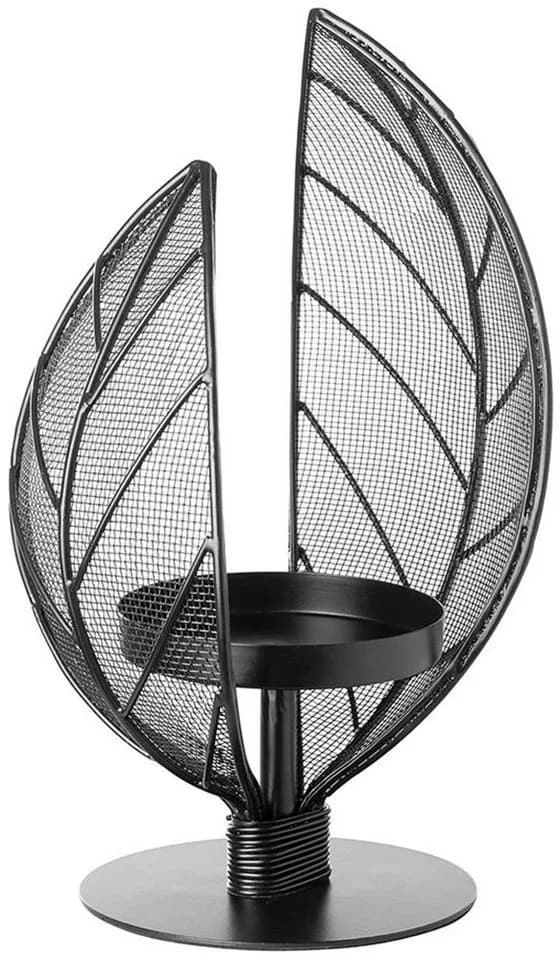 Fink Windlicht VITANA Eisen Kerzenhalter Schwarz - Bild 2