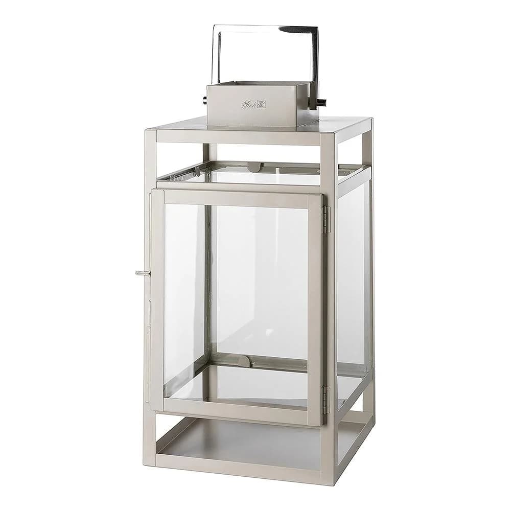 FINK Kerzenlaterne KENIA Beige Metall