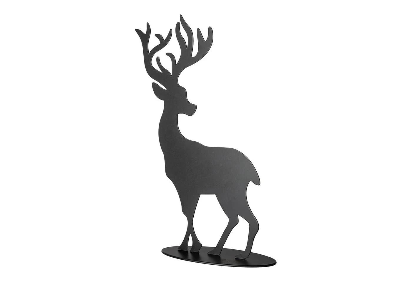 FINK Weihnachtsfigur Hirsch JASPER Schwarz Eisen - Bild 2