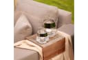 Fink Teelichthalter JONA 2er Set Glas Silber Transparent Bild 4