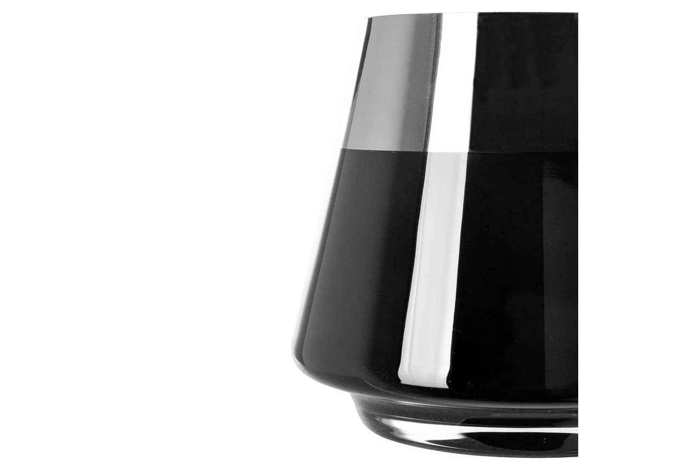 Fink Teelichthalter JONA 2er Set Glas Schwarz/Silber - Bild 3