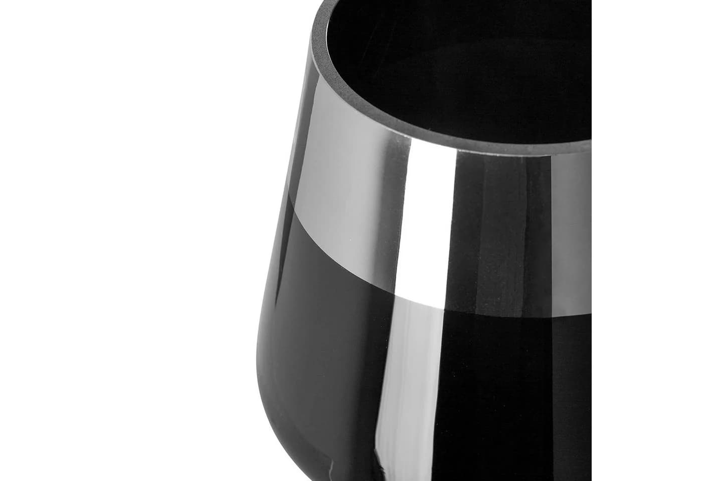 Fink Teelichthalter JONA 2er Set Glas Schwarz/Silber - Bild 4
