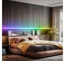 B.K.Licht LED-Streifen 5m Smart RGB-IC Flex-Band dimmbar Farbwechsel Wifi RGB Stripe USB 5V Fernbedienung selbstklebend Bild 1