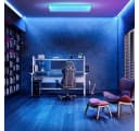 B.K.Licht LED Deckenleuchte Deckenlampe 58x20cm ultra-flach dimmbar 22W schwarz BKL1555 Bild 3