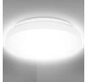 B.K.Licht LED Deckenleuchte Bad Ø22cm Weiß IP44 Bild 1