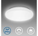 B.K.Licht LED Deckenleuchte Bad Ø22cm Weiß IP44 Bild 2
