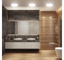 B.K.Licht LED Deckenleuchte Bad Ø22cm Weiß IP44 Bild 3