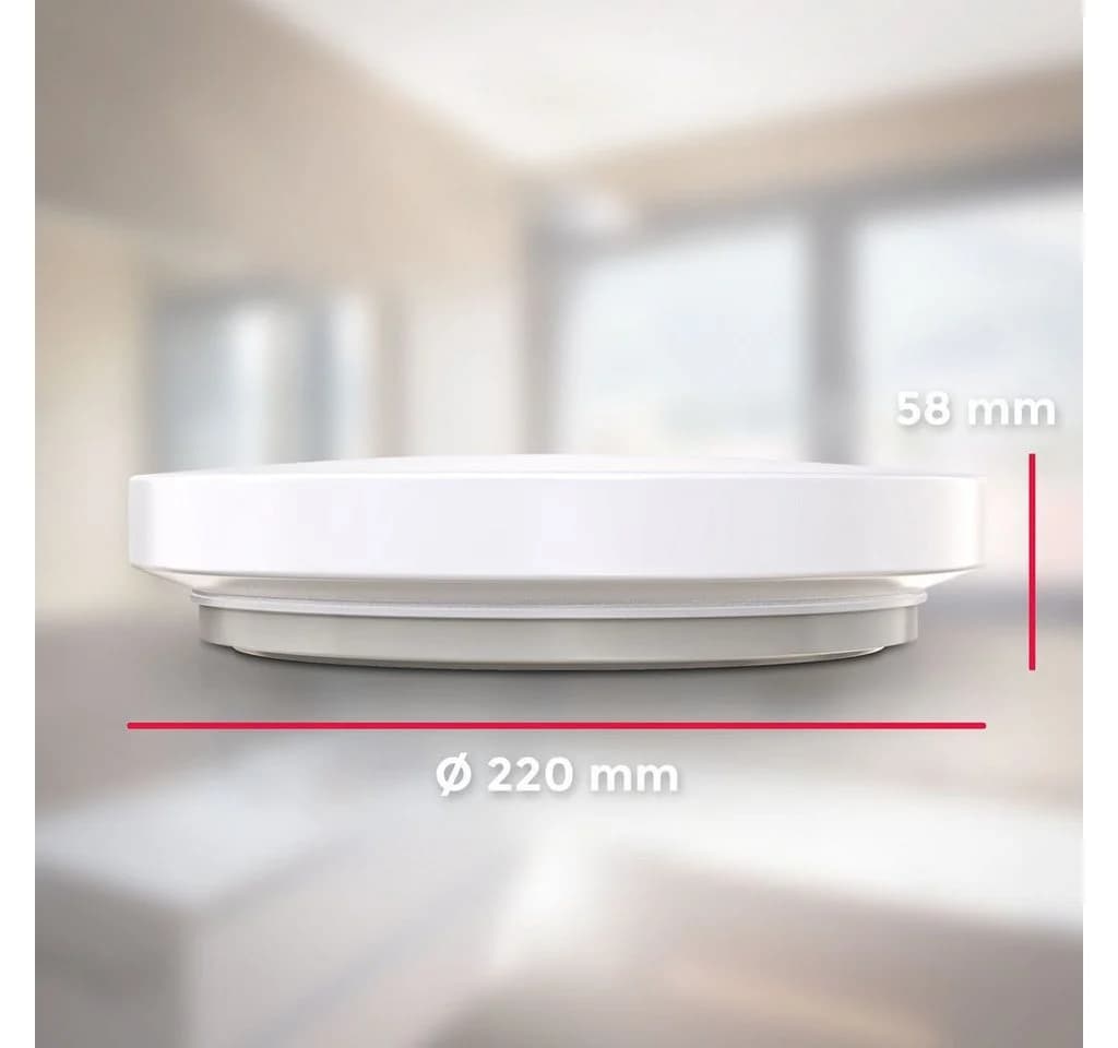 B.K.Licht LED Deckenleuchte Weiß Badezimmer IP44 - Bild 4