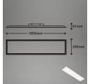 Briloner Leuchten LED Deckenleuchte Weiß Dimmbar CCT Fernbedienung Bild 5