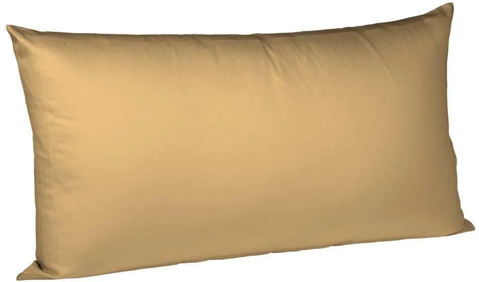 Fleuresse Kissenbezug Colours Mako Satin 100% Baumwolle Beige