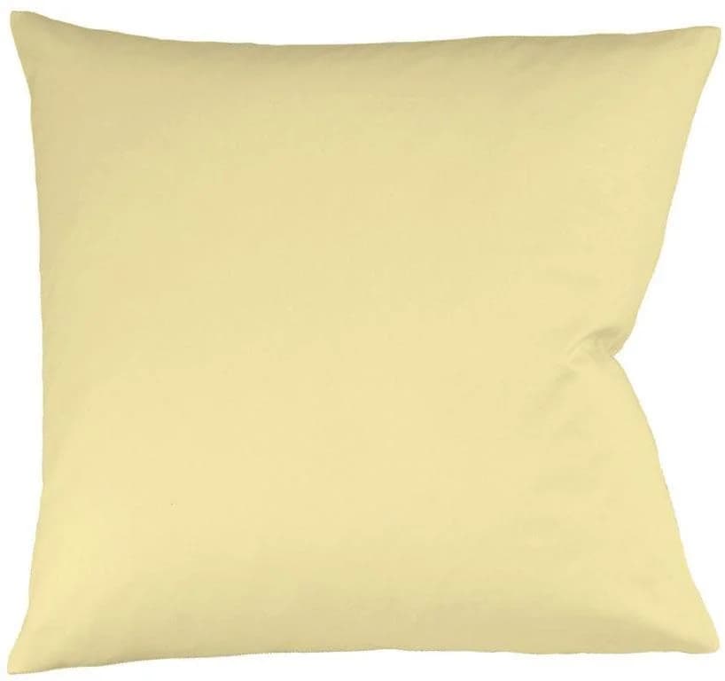 Fleuresse Kissenbezug Colours Mako Satin 40x40 cm Vanille