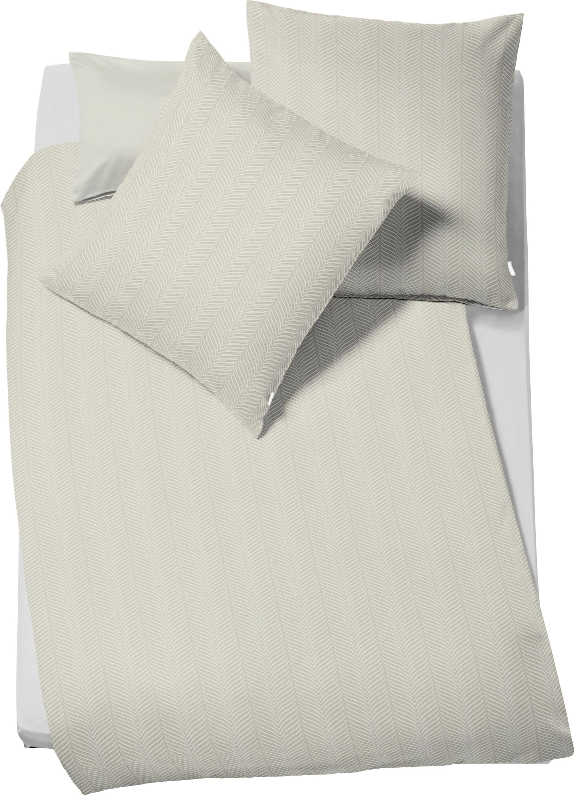 Fleuresse Bettwäsche Jade Mako-Damast Beige Gemustert - Bild 4