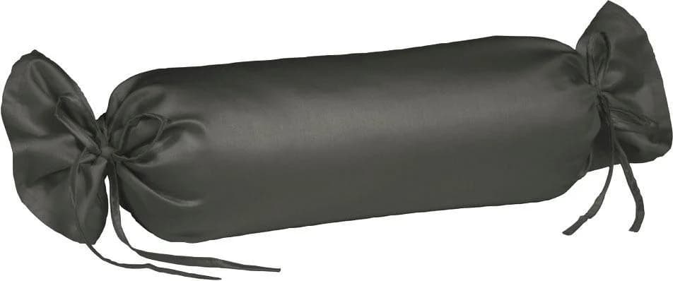 Fleuresse Nackenrollenbezug Colours Anthrazit Mako-Satin