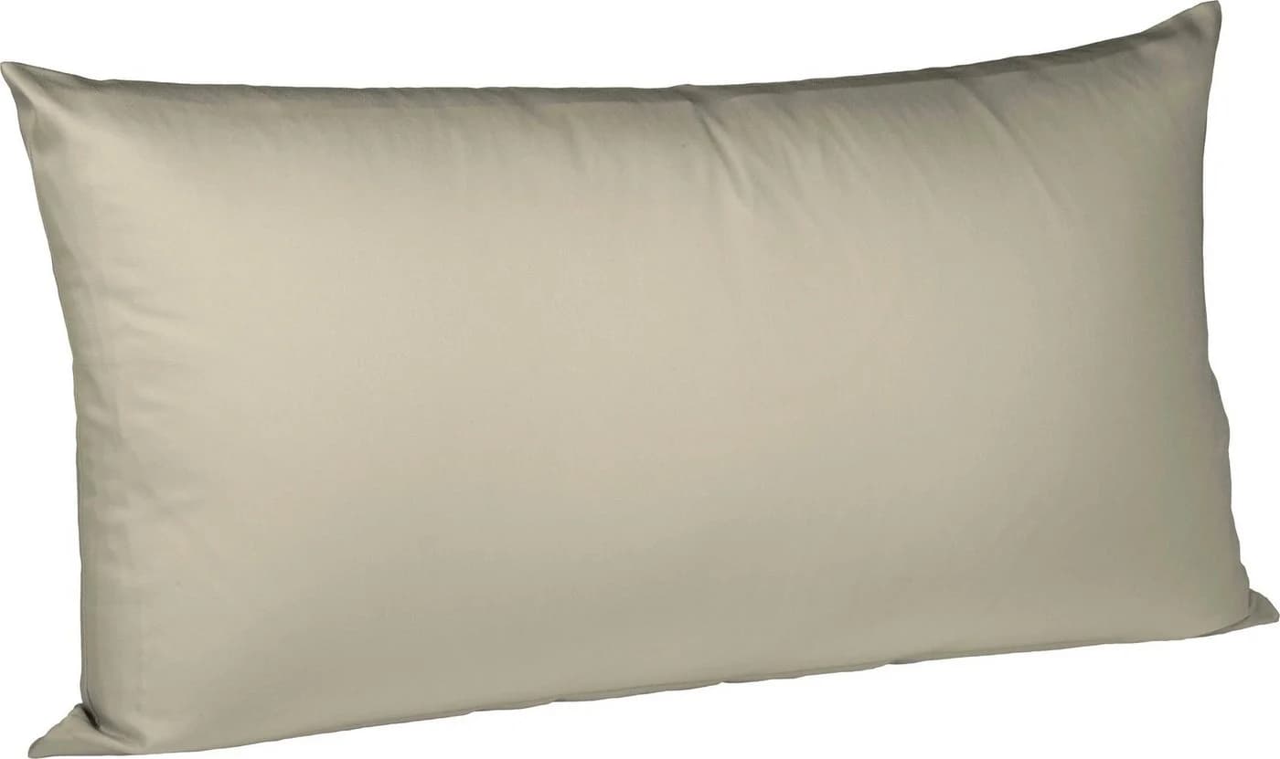 fleuresse Kissenbezug Colours Mako-Satin Taupe 40x80 cm - Bild 2
