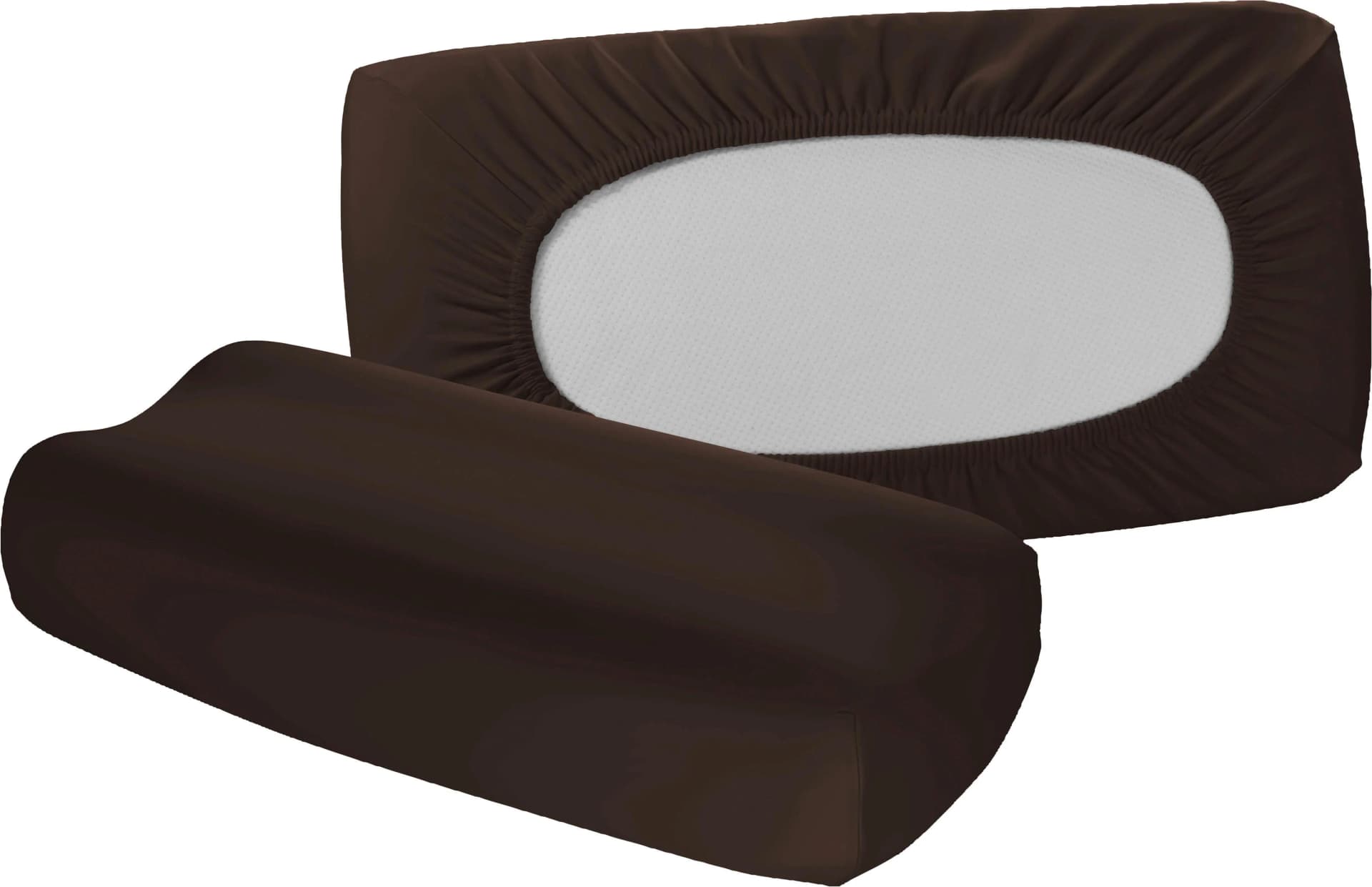Fleuresse Vital Comfort Kissenbezug Jersey Braun 40x60 cm