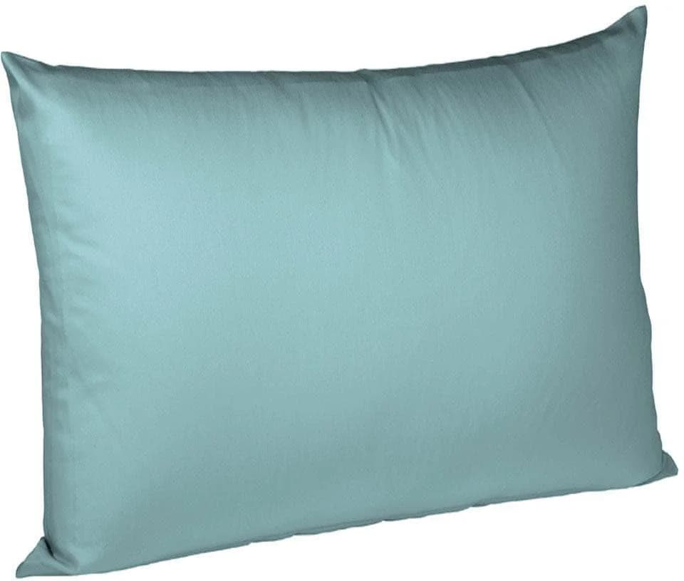 Fleuresse Kissenbezug Mako-Satin 100% Baumwolle Aqua 40x60cm