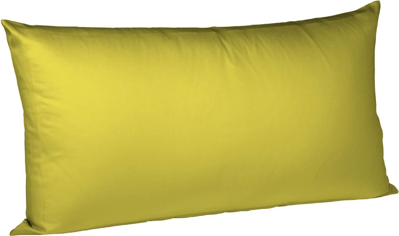 Fleuresse Kissenbezug Colours Mako-Satin 100% Baumwolle Olivgrün - Bild 2