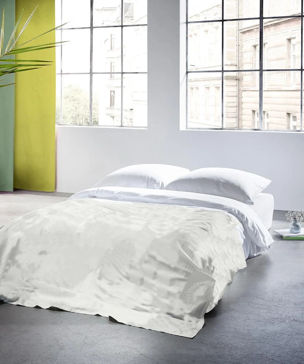 FLEURESSE Plaid Beige Baumwolle Leinen 180x270cm