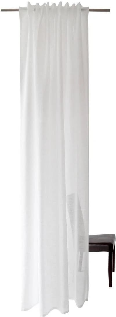 HOMING Gardine Oskar Weiß Halbtransparent Polyester - Bild 2