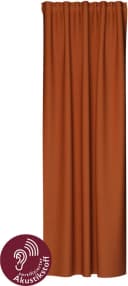 HOMING Vorhang Allen Ziegelrot Blickdicht Polyester Bild 2