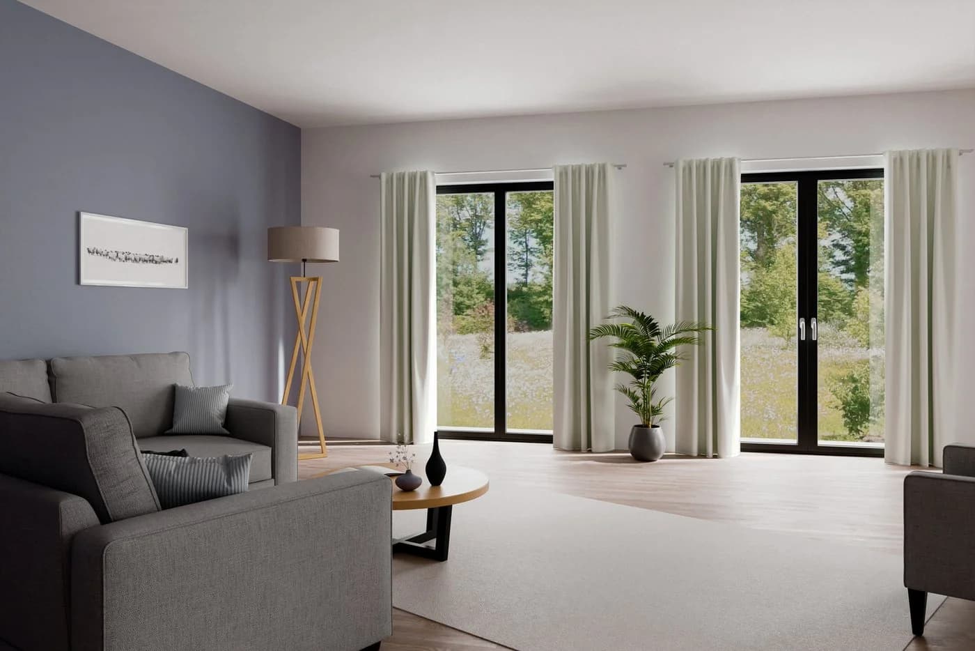 HOMING Verdunkelvorhang Galdin Beige Multifunktionsband Thermo