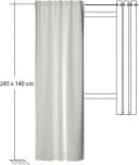 HOMING Verdunkelvorhang Galdin Beige Multifunktionsband Thermo Bild 5