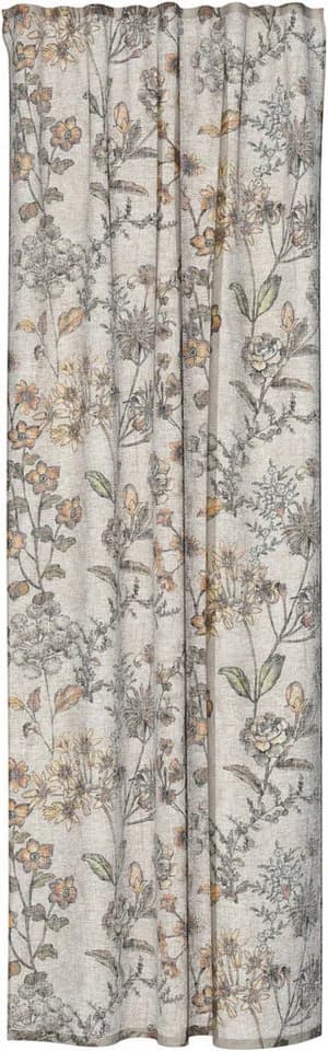 HOMING Gardine Stockholm Grau 140x245cm Polyester Leinen - Bild 2