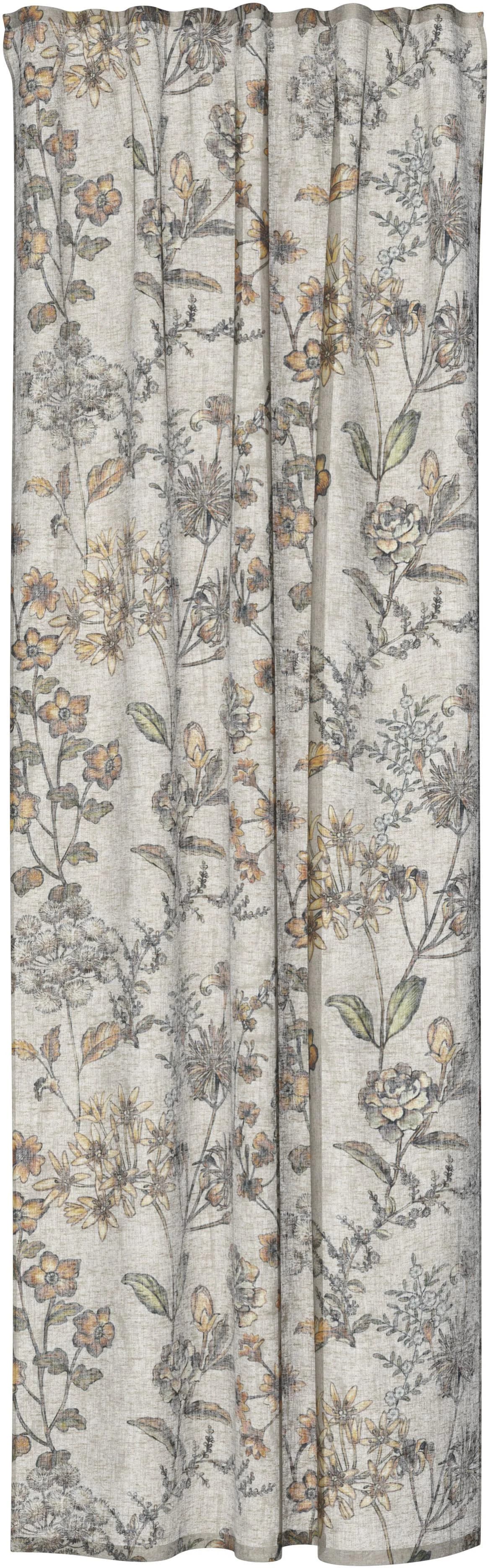 HOMING Gardine Stockholm Grau 140x245cm Polyester Leinen - Bild 5